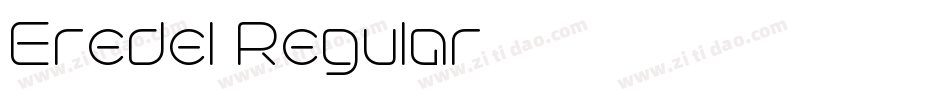 Eredel Regular字体转换